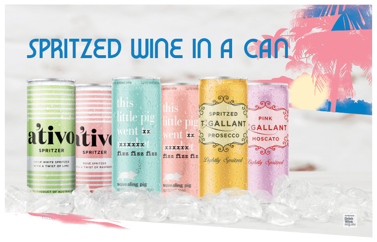 Spritzed Wine In A Can
