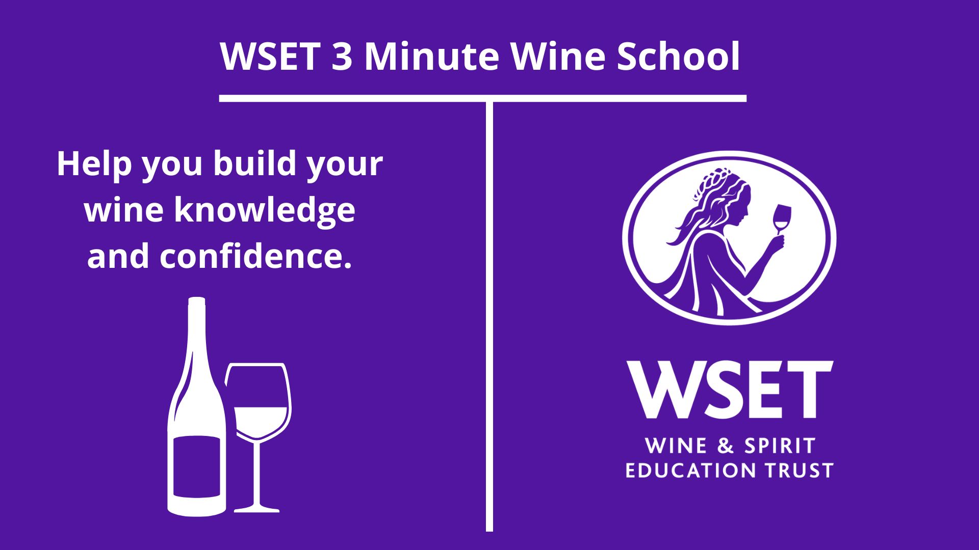WSET’s Three Minute Wine School email course