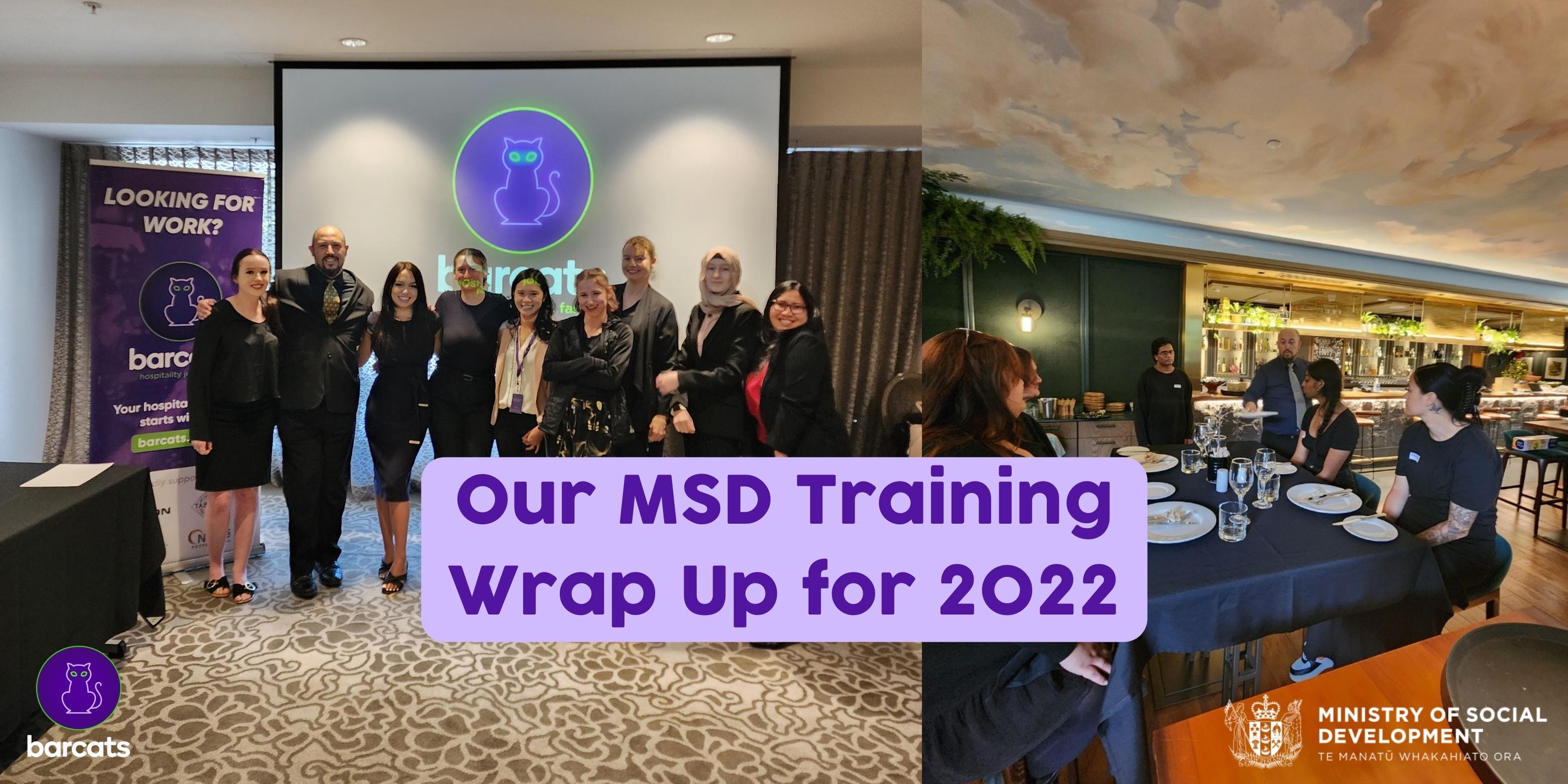 Our MSD Training Wrap Up 2022