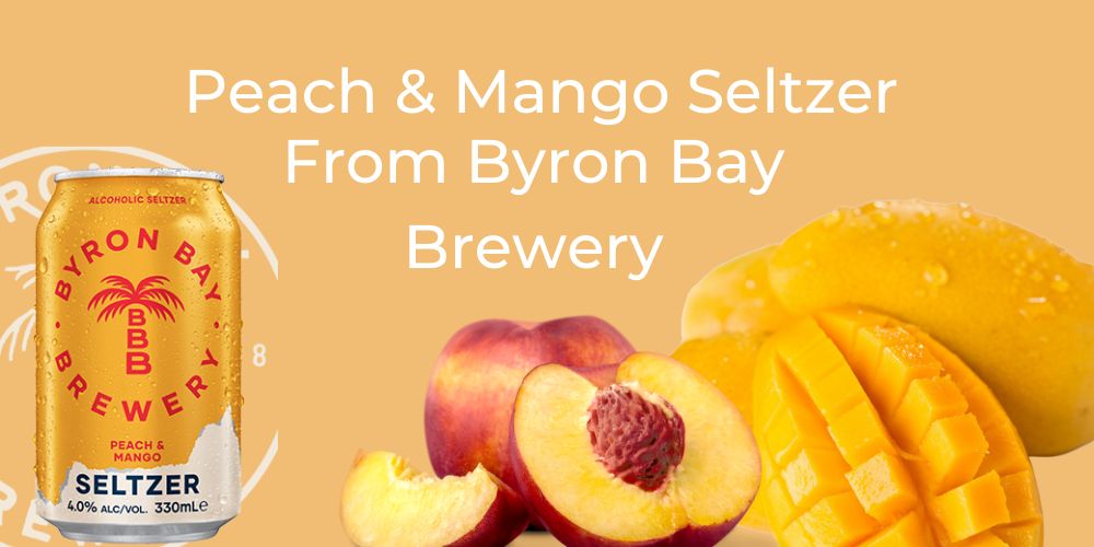 Byron Bay Brewery Peach & Mango Seltzer