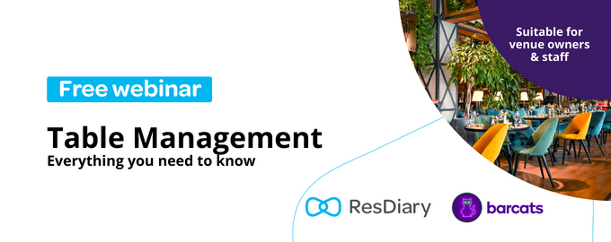 ResDiary & Barcats Table Management Webinar