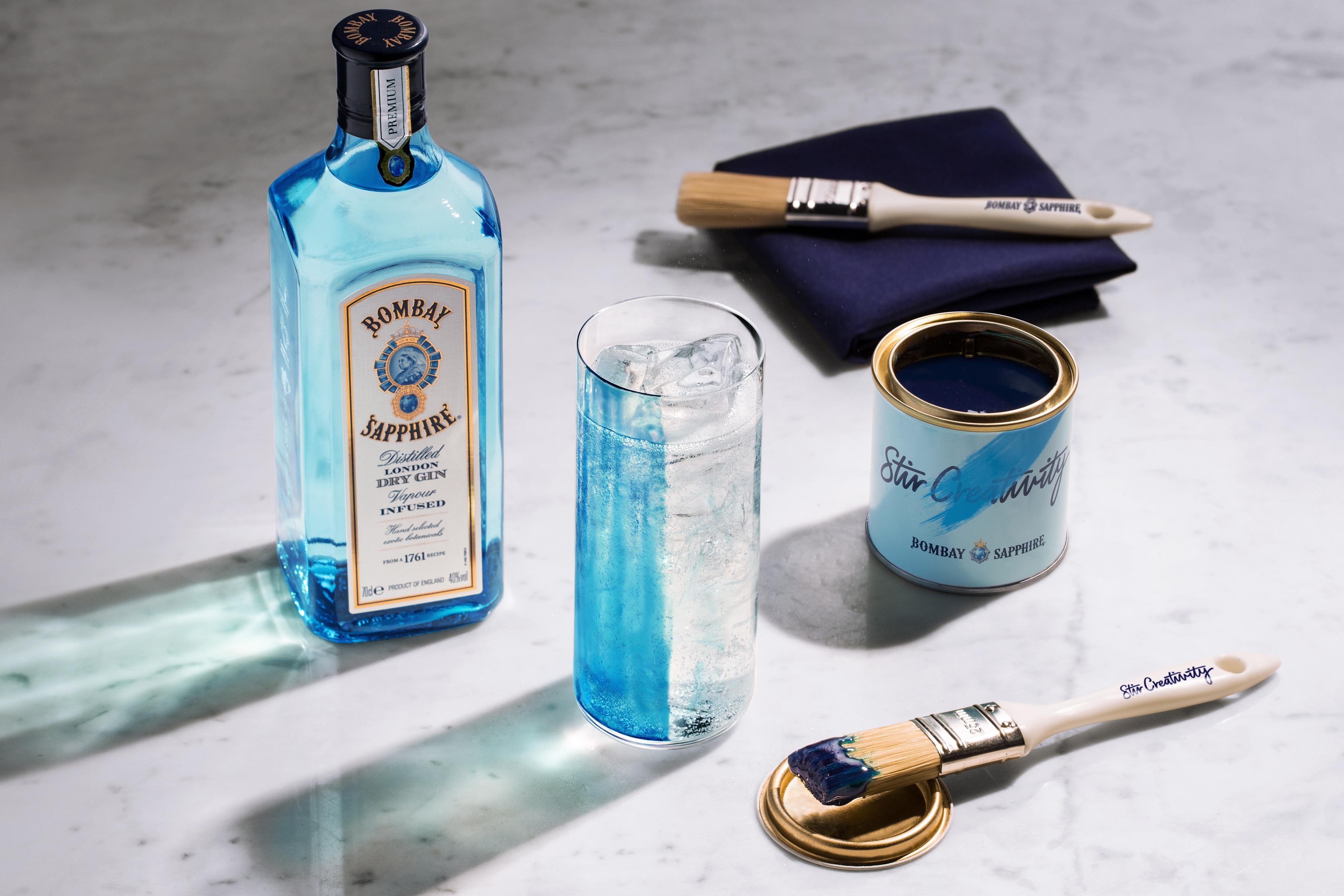 Bombay Sapphire Is Bringing Edible Gin-Infused Paint To New Zealand!