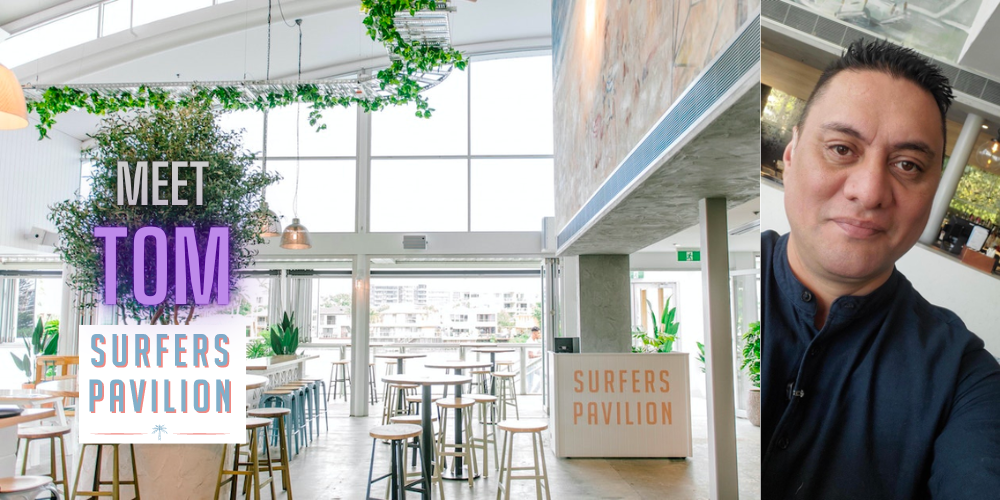 Meet Tom working at Surfer's Pavilion