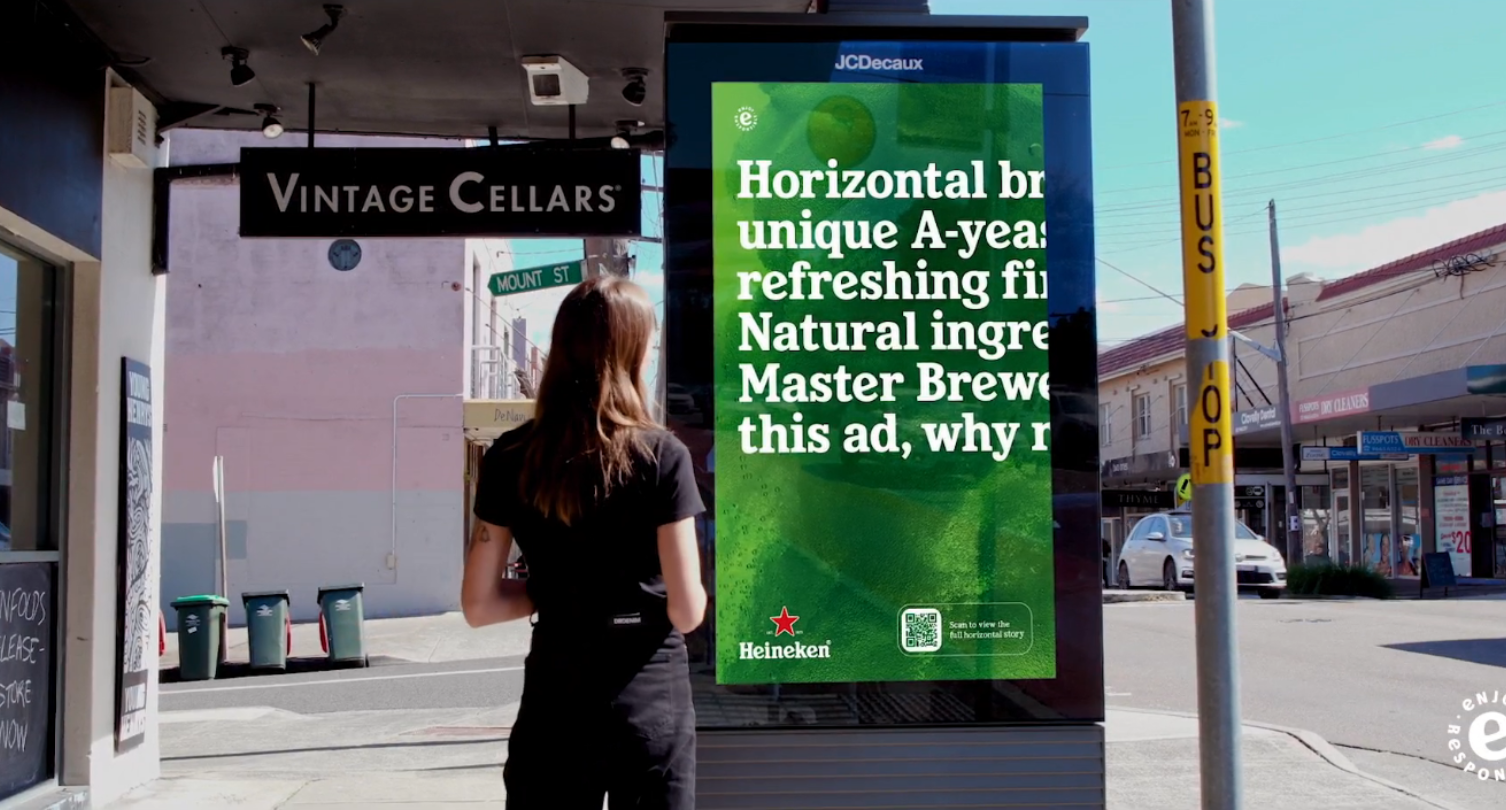 Heineken® Seemingly Misprints Its Horizontal Brewing Story In New Campaign