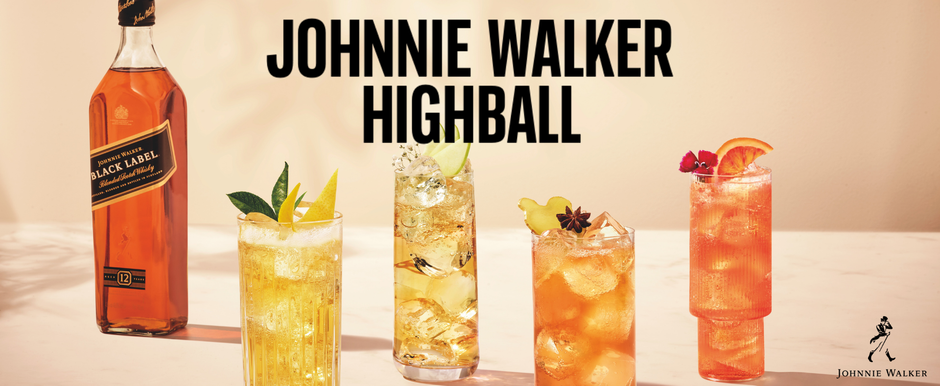 Learn how to make your own Johnnie Walker Blood Orange Highball