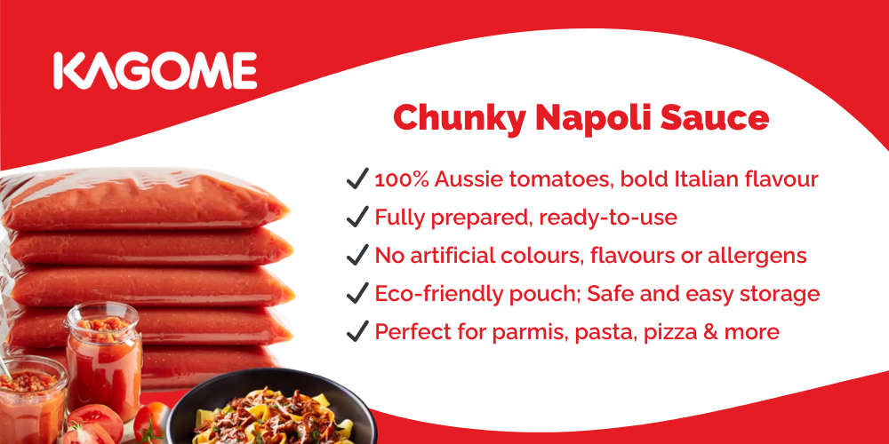 Say Hello to Your New Kitchen Hero: Kagome’s Chunky Napoli Sauce