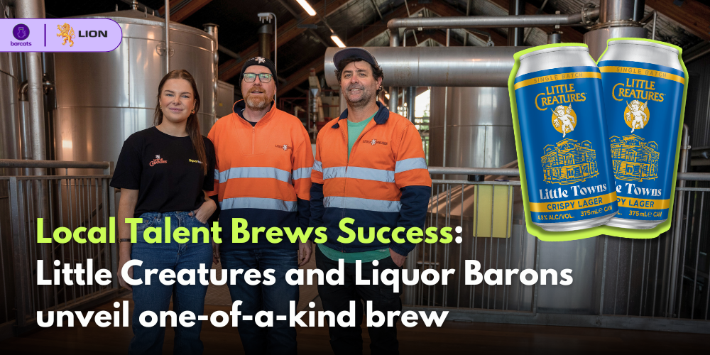 Local Talent Brews Success: Little Creatures and Liquor Barons unveil one-of-a-kind brew