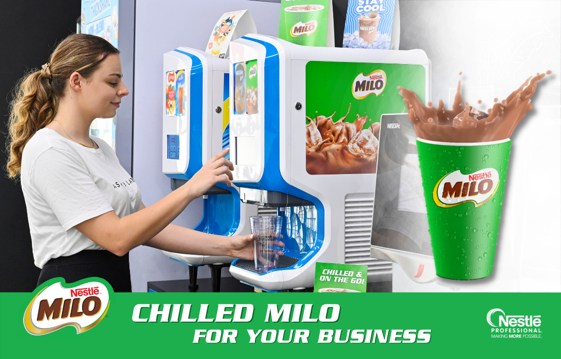 Chilled MILO now available in convenience stores around Australia at the touch of a button!