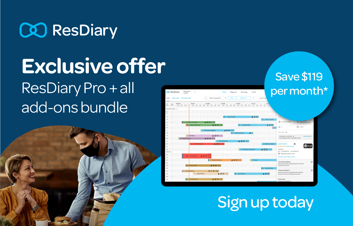 Increase your venues productivity with ResDiary's new Pro bundle