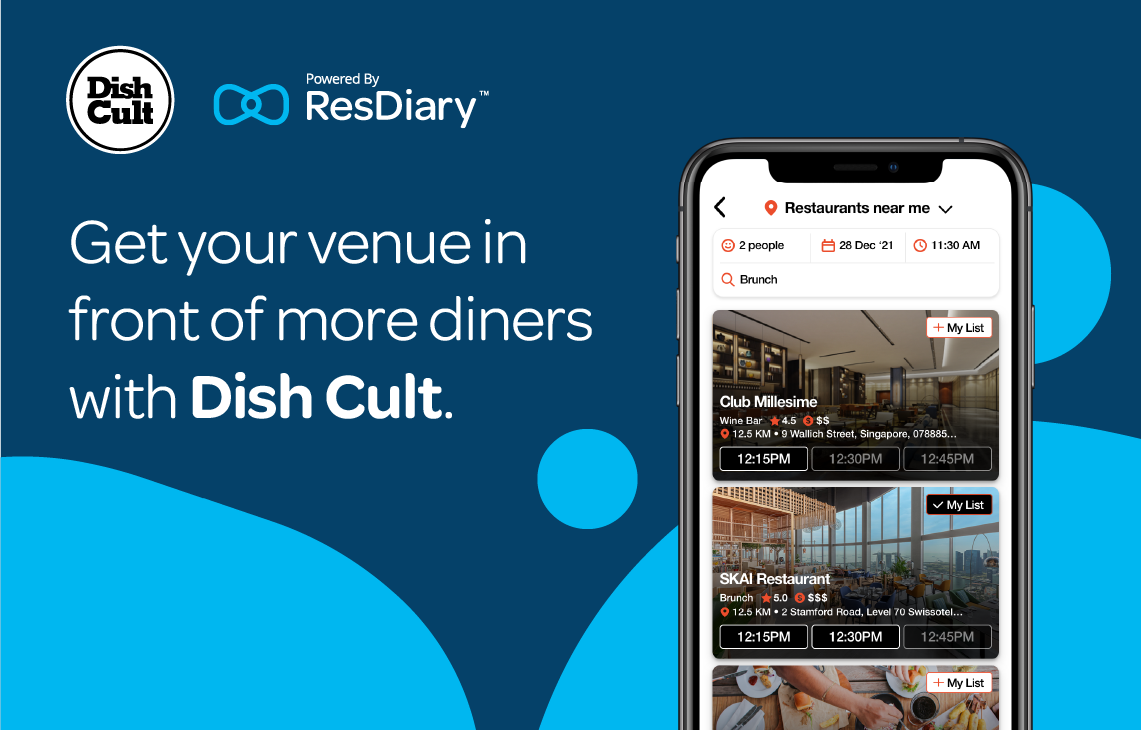 Get your venue seen by more diners with Dish Cult.