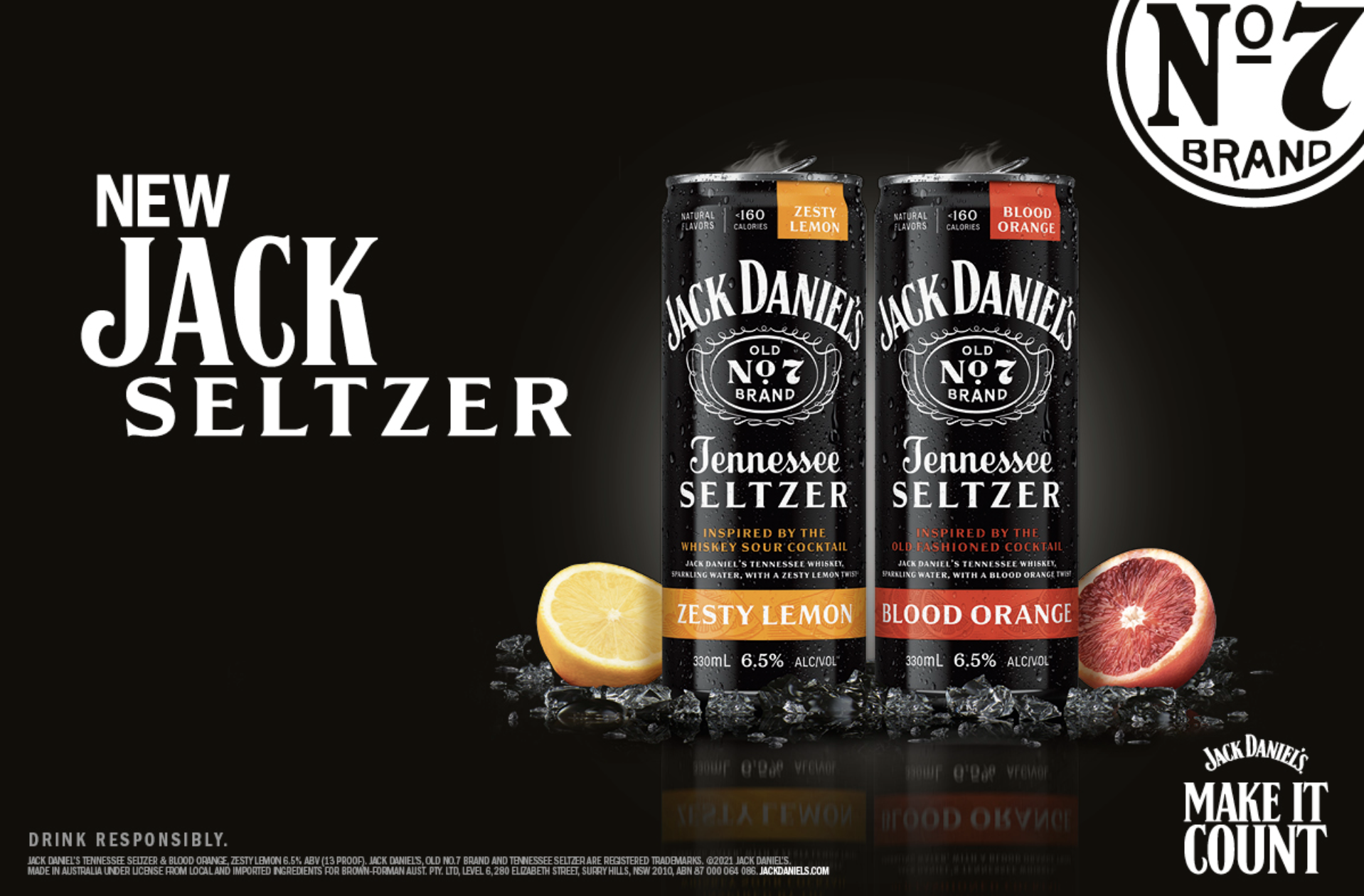 Jack Daniels Whiskey Seltzer