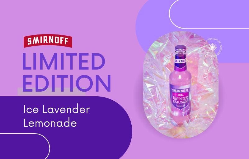 New Flavour Alert! Smirnoff Ice Lavender Lemonade