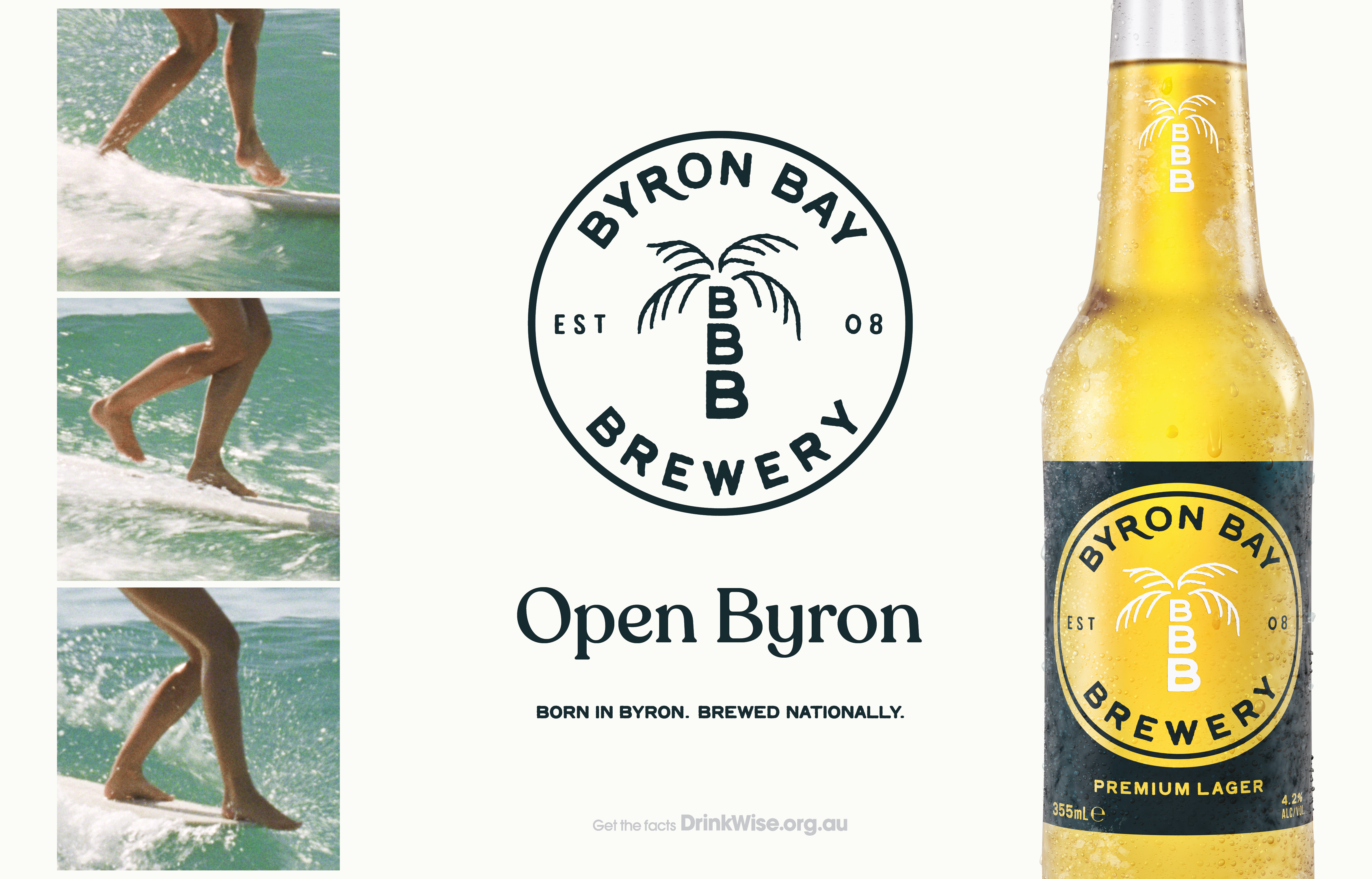 Byron Bay Brewery Premium Lager Brewed To Refresh