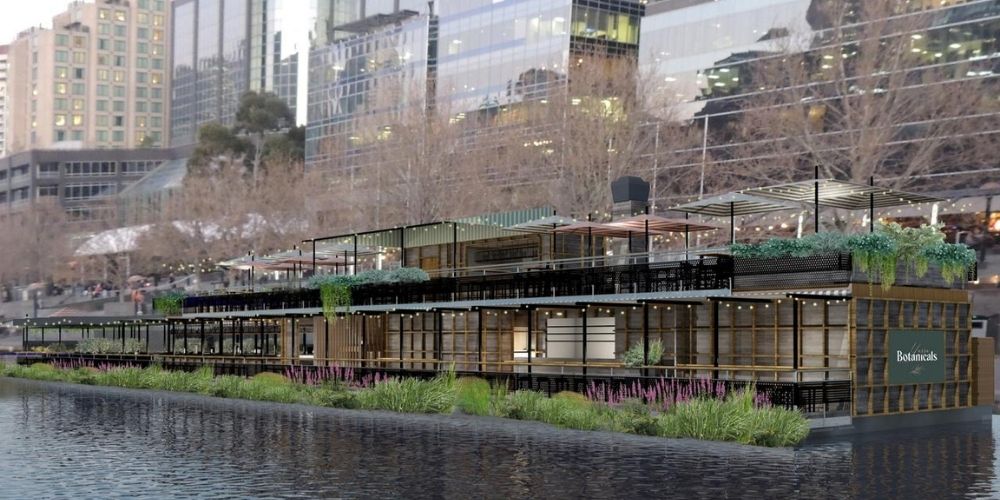 Coming Soon: Yarra Botanicals, a Two-Level Floating Bar and Eatery on the River