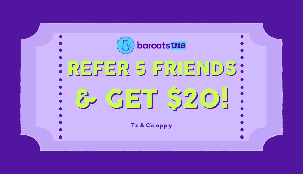 Refer 5 friends & get $20