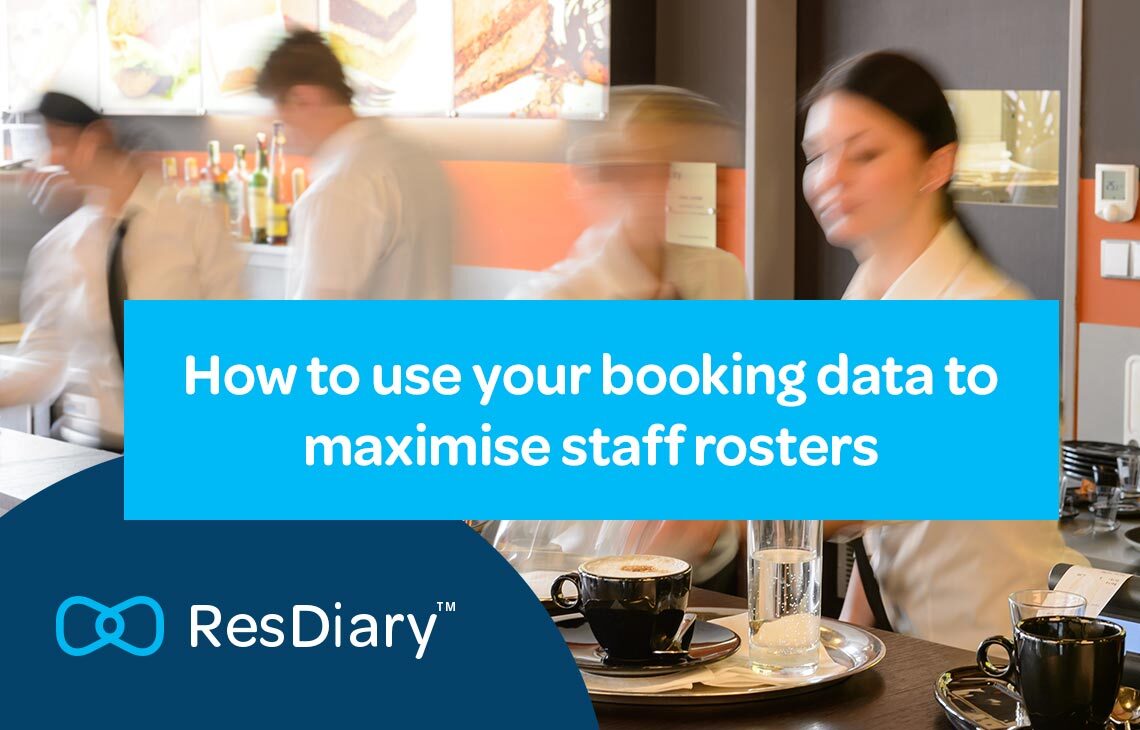 Use your booking data to maximise your staff rosters