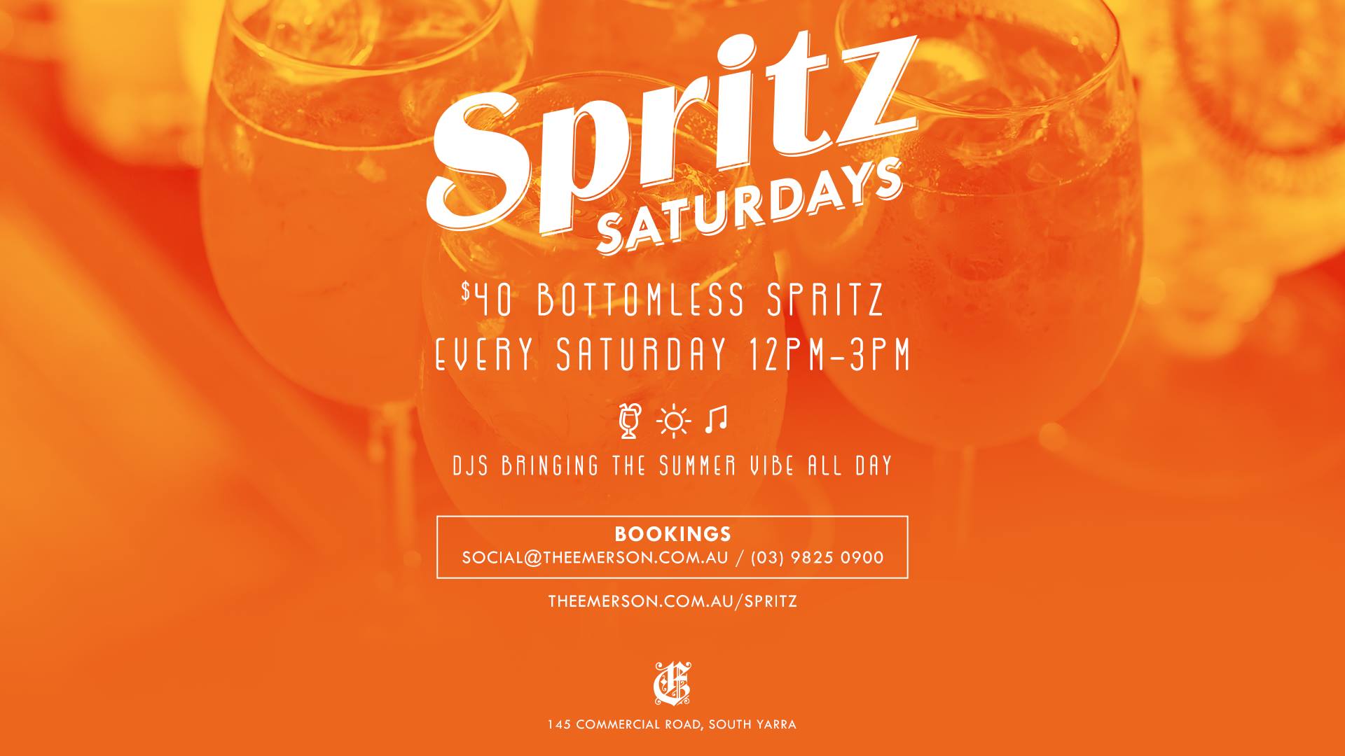 Spritz Saturdays | Melbourne - Barcats