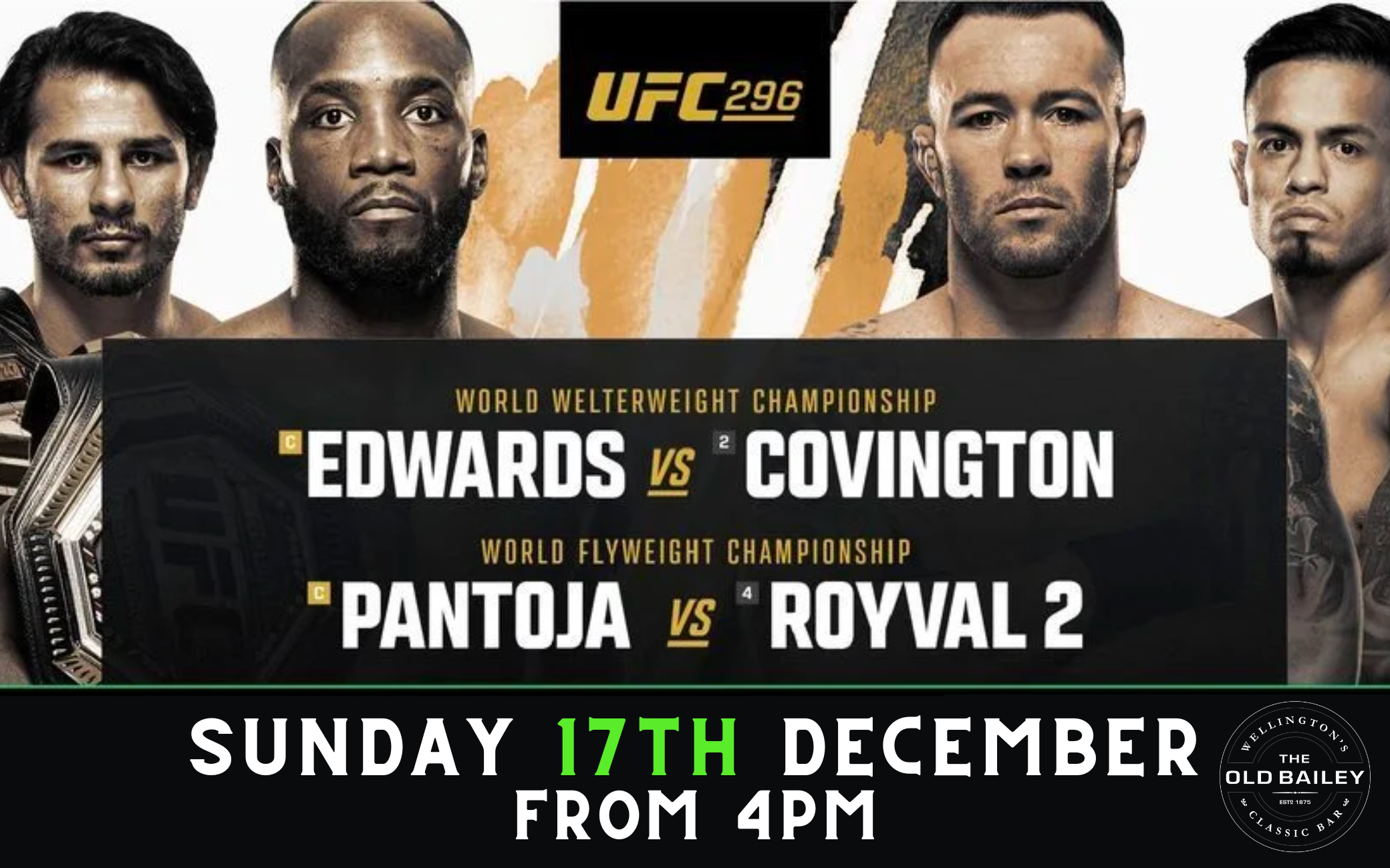 Watch the UFC @ The Old Bailey