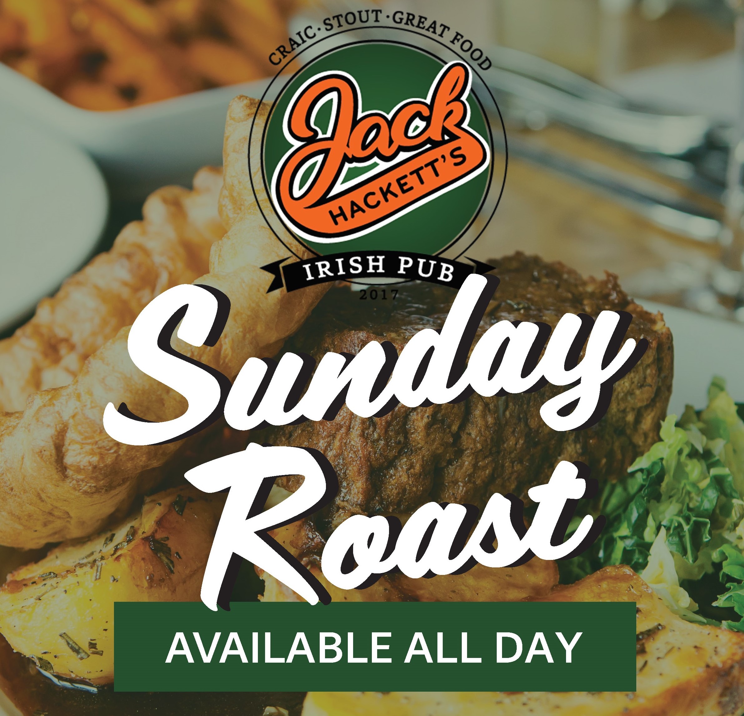 Sunday Roast @ Jack Hackett's