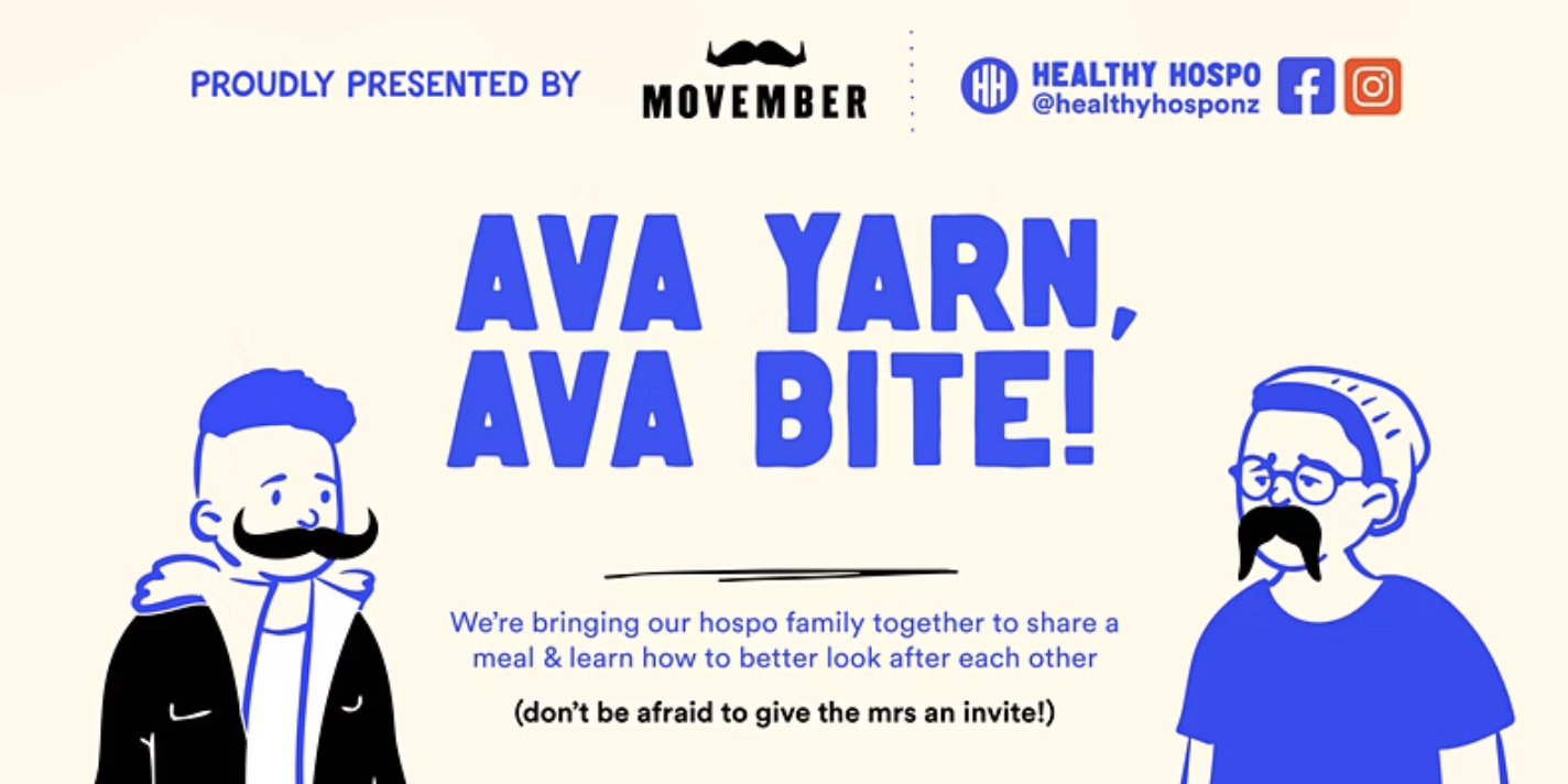 Wellington: Healthy Hospo x Movember Hospo Lunch