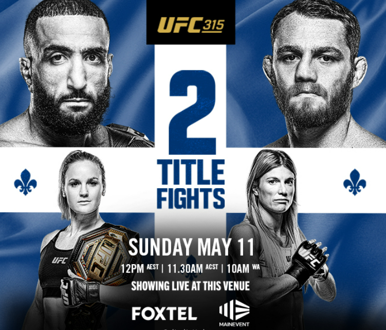 UFC 315 | Live at The Sheaf