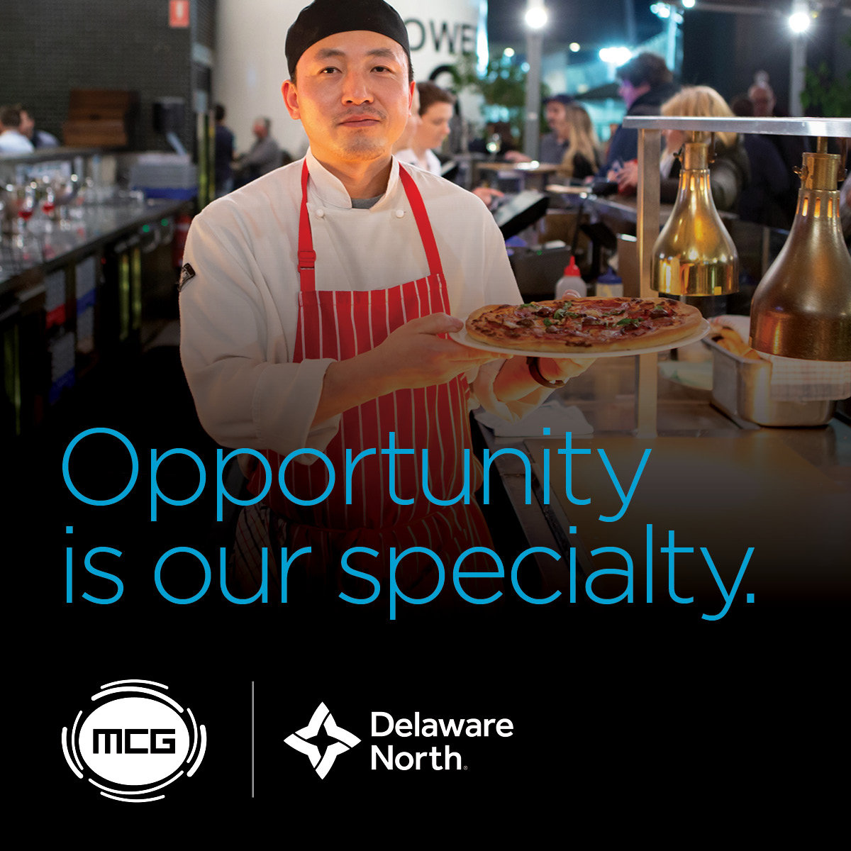 Apply now Chefs for MCG Events at Delaware North Permanent