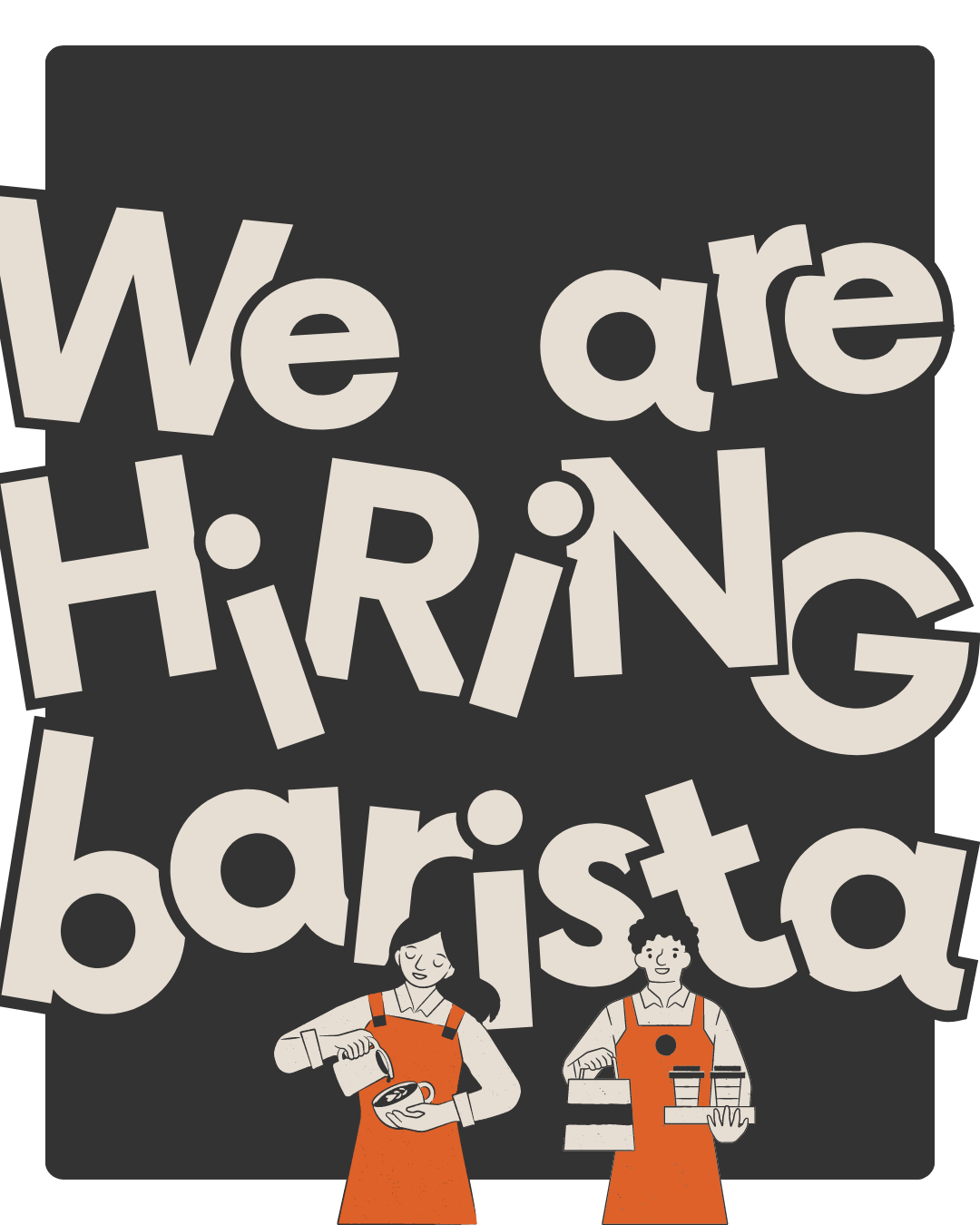 Apply now Looking for Passionate and Skilled Baristas at Cafe