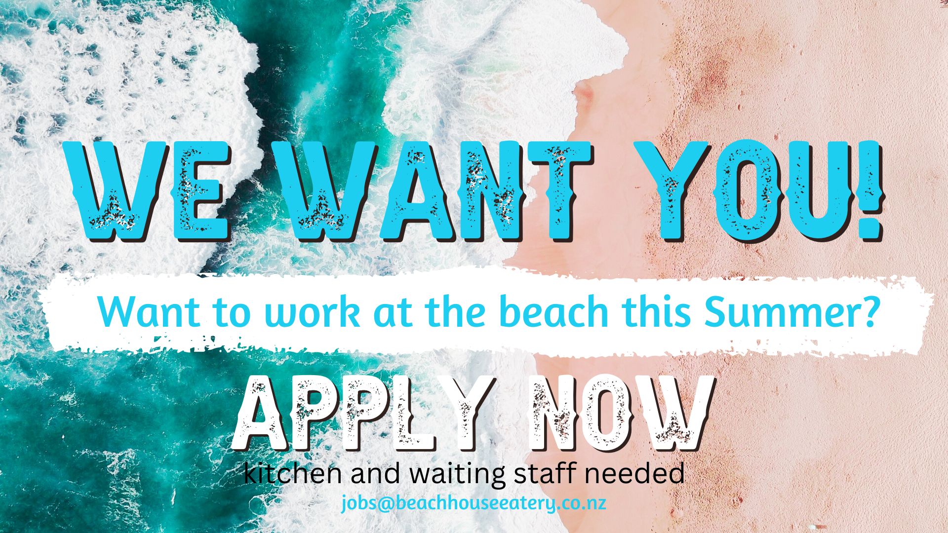 Apply now FOH Superstars! at Beach House Eatery Orewa Surf Club